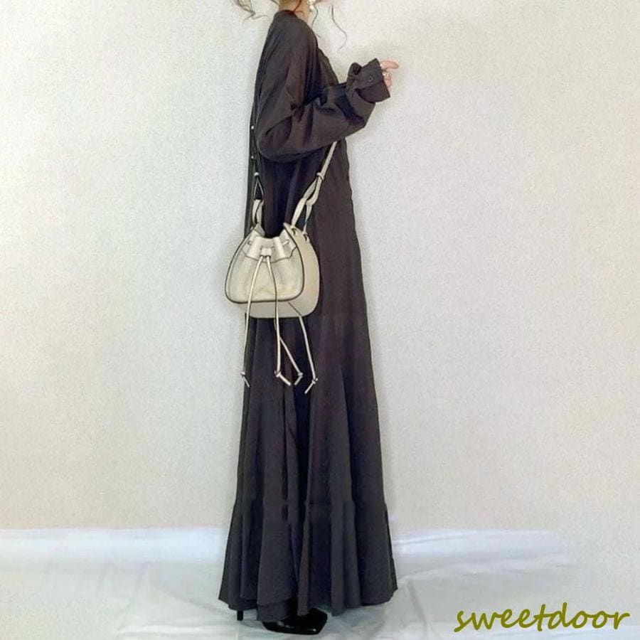 tシャツワンピース 秋 冬 大きいサイズ マキシワンピース ゆったり 長袖 ロング 夏 春 黒 マキシワンピ きれいめ リゾート 黒ワンピース コーデ フォーマル