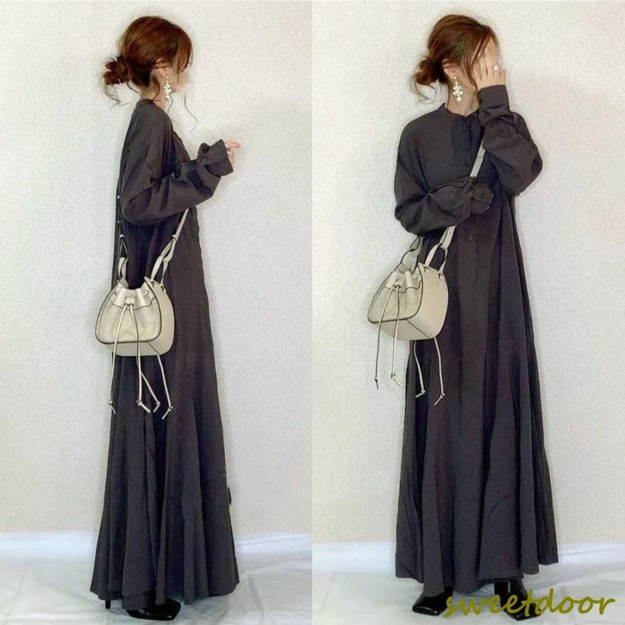 tシャツワンピース 秋 冬 大きいサイズ マキシワンピース ゆったり 長袖 ロング 夏 春 黒 マキシワンピ きれいめ リゾート 黒ワンピース コーデ フォーマル