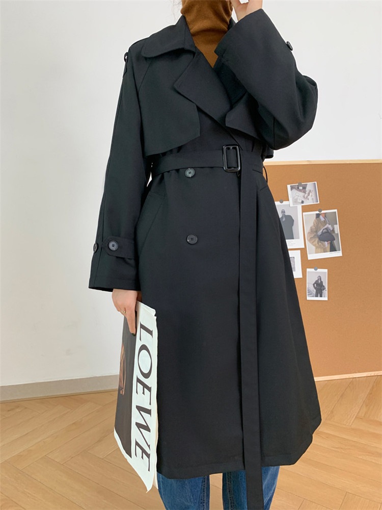 自主撮影 受け取って腰 ヤングスタイル レトロ ラペル 中長セクション ピュアカラー 自主撮影 受け取って腰 ヤングスタイル レトロ ラペル 中長セクション ピュアカラー