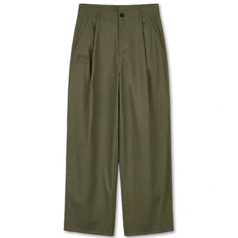 FREIリネンワンワンワイドパンツ（KHAKI）