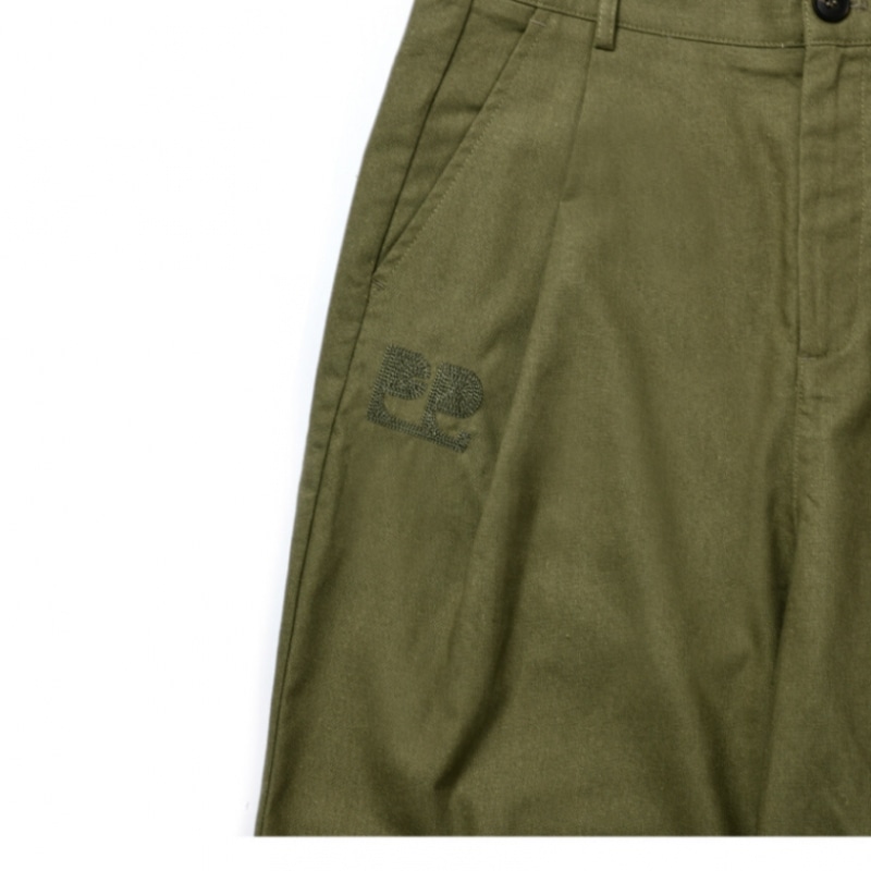 FREIリネンワンワンワイドパンツ（KHAKI）