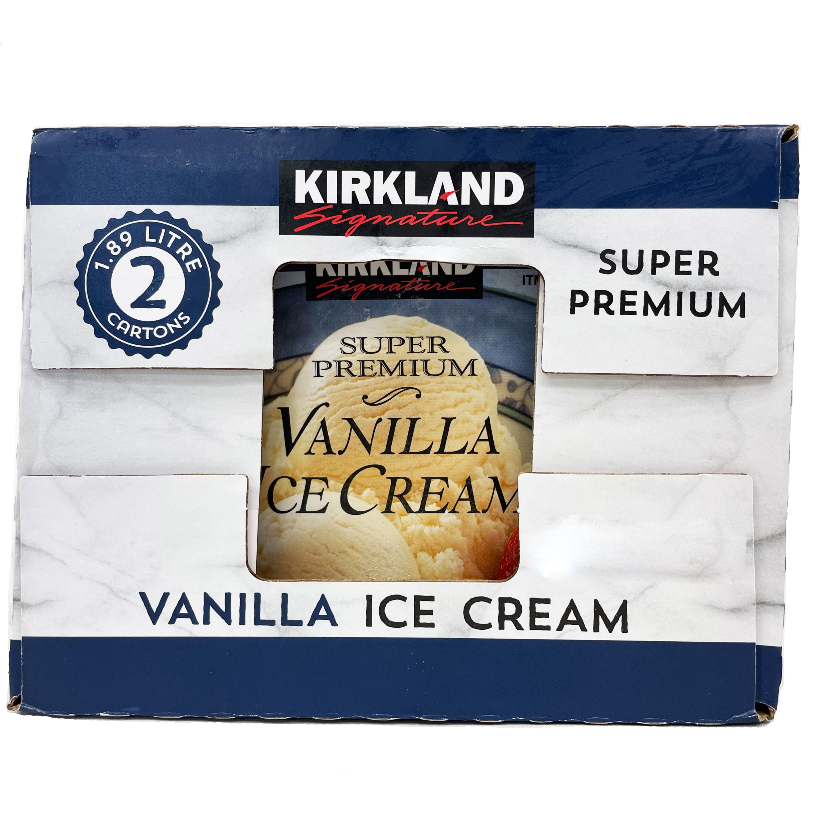 カークランド バニラアイスクリーム ツインパック 大容量！アメリカンサイズ！ 冷凍便　アイスクリーム バニラアイス スイーツ【costco コストコ KIRKLAND】