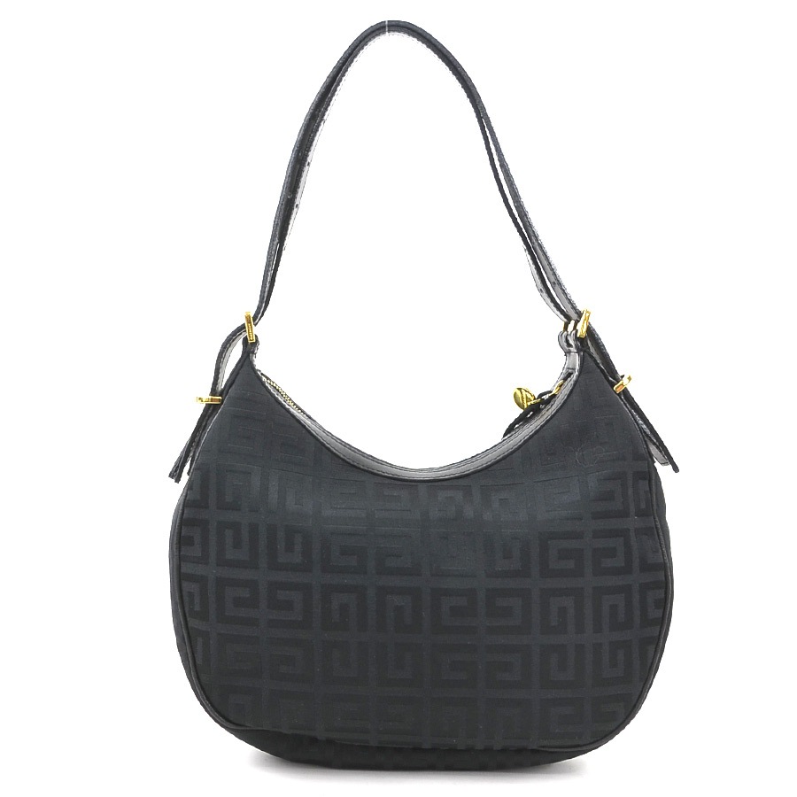 ジバンシィ GIVENCHY ショルダーバッグ キャンバス/レザー ブラック ゴールド レディース e60294n ジバンシィ GIVENCHY ショルダーバッグ キャンバス/レザー ブラック ゴールド レディース e60294n