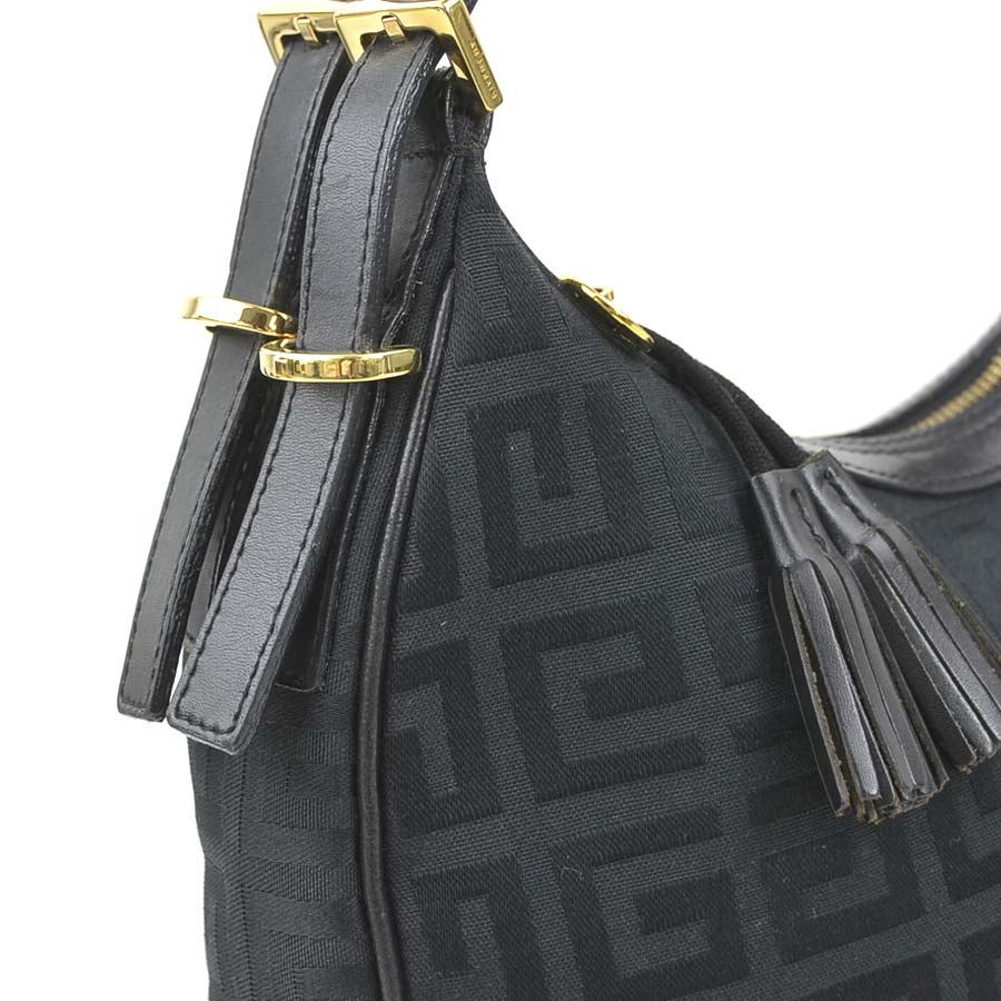 ジバンシィ GIVENCHY ショルダーバッグ キャンバス/レザー ブラック ゴールド レディース e60294n ジバンシィ GIVENCHY ショルダーバッグ キャンバス/レザー ブラック ゴールド レディース e60294n