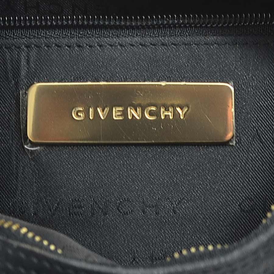 ジバンシィ GIVENCHY ショルダーバッグ キャンバス/レザー ブラック ゴールド レディース e60294n ジバンシィ GIVENCHY ショルダーバッグ キャンバス/レザー ブラック ゴールド レディース e60294n