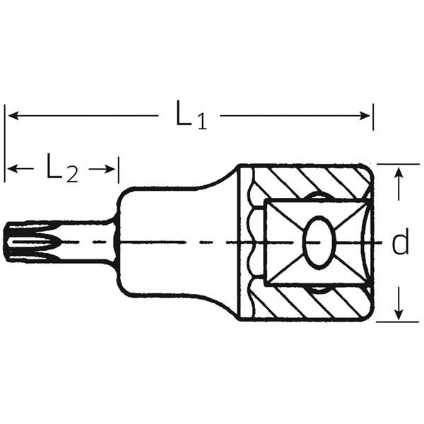 STAHLWILLE(スタビレー) 49TX-T25 (3/8SQ)ヘクスローブソケット (02100025) STAHLWILLE(スタビレー) 49TX-T25 (3/8SQ)ヘクスローブソケット (02100025)