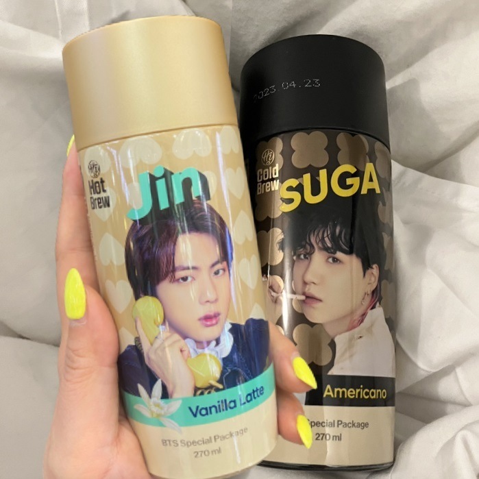 【当日出荷】 BTSジョングク愛用 タンブラーマグカップ & BTS コーヒーセット