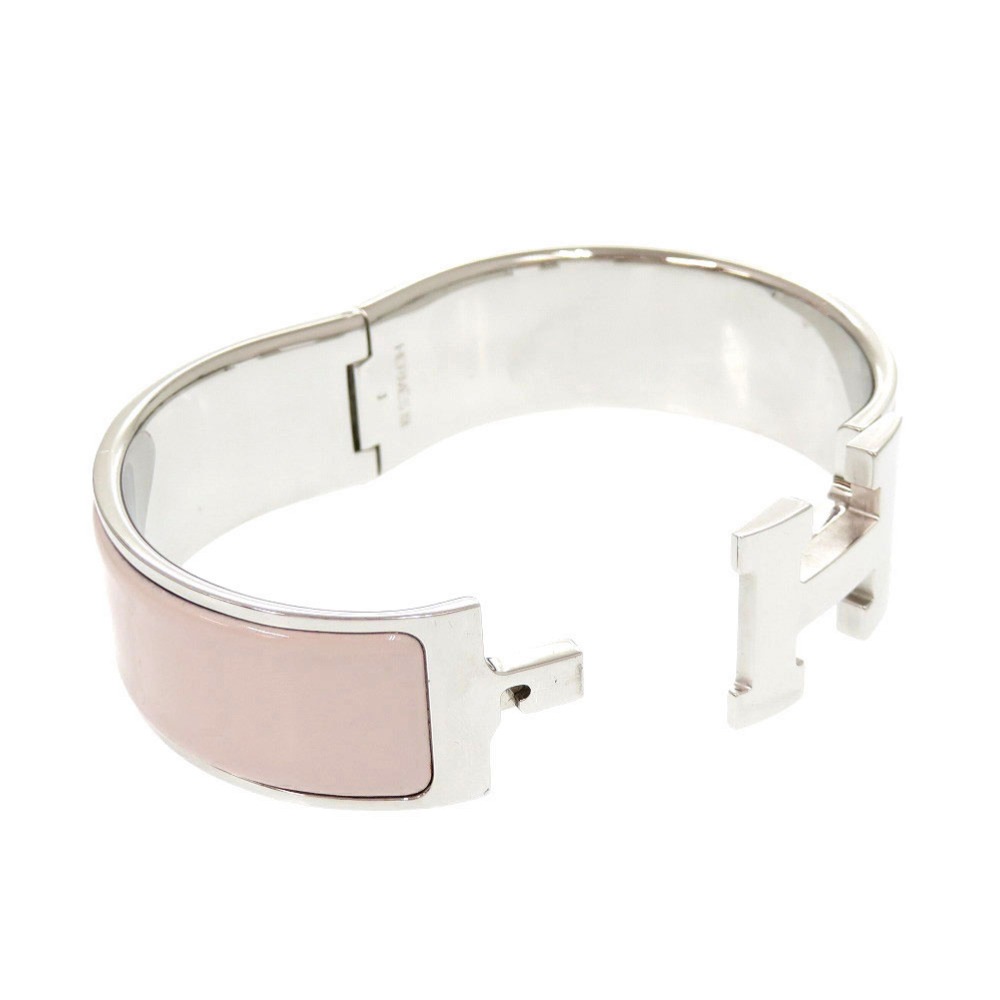 美品 Hモチーフ クリッククラックGM ブレスレット メタル ピンクベージュ 0139【中古】 レディース 美品 Hモチーフ クリッククラックGM ブレスレット メタル ピンクベージュ 0139【中古】 レディース