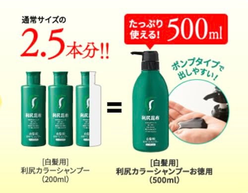 【訳あり】利尻カラーシャンプーB ブラック 500ml×2本セット 利尻カラーシャンプー ブラック 500ml×2本セット - メルカリ