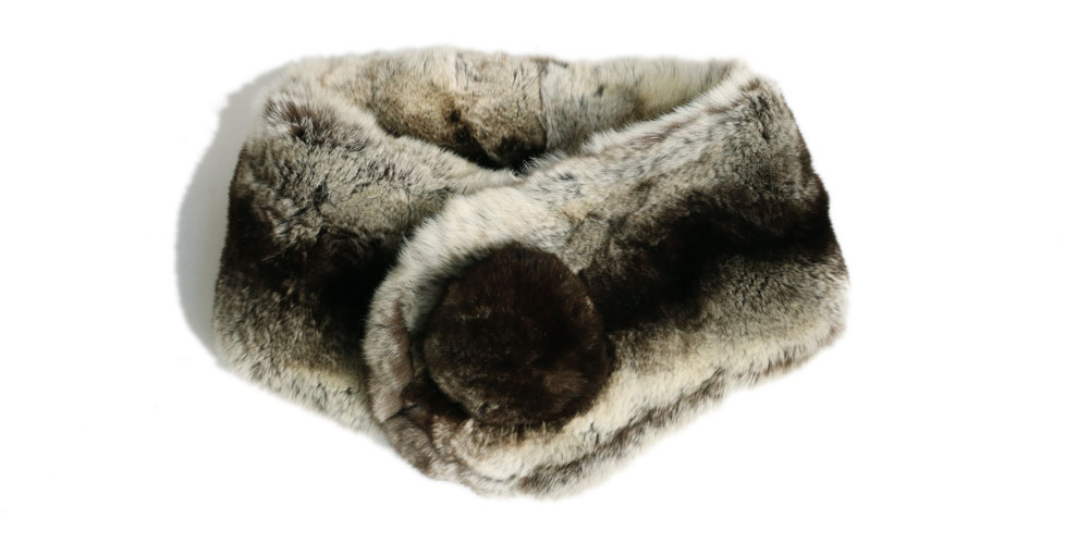 チンチラ染め レッキスラビット ファー マフラー ショート 62x12 ブラウン 送料無料 レディース ギフト プレゼント チンチラ染め レッキスラビット ファー マフラー ショート 62x12 ブラウン 送料無料 レディース ギフト プレゼント