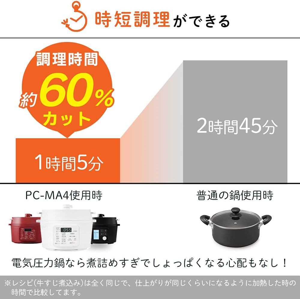 アイリスオーヤマ 電気圧力鍋 圧力鍋 2.2L 1~2人用 低温調理可能 卓上鍋 予約機能付き 自動メニュー69種類 ガラス蓋付き レシピブック付き ブラック PMPC-MA2-B アイリスオーヤマ 電気圧力鍋 圧力鍋 2.2L 1~2人用 低温調理可能 卓上鍋 予約機能付き 自動メニュー69種類 ガラス蓋付き レシピブック付き ブラック PMPC-MA2-B