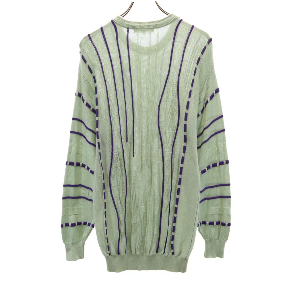 バレンシアガ スポーツ 90s オールド 長袖 ニット M くすみミント BALENCIAGA SPORT レディース 古着 バレンシアガ スポーツ 90s オールド 長袖 ニット M くすみミント BALENCIAGA SPORT レディース 古着