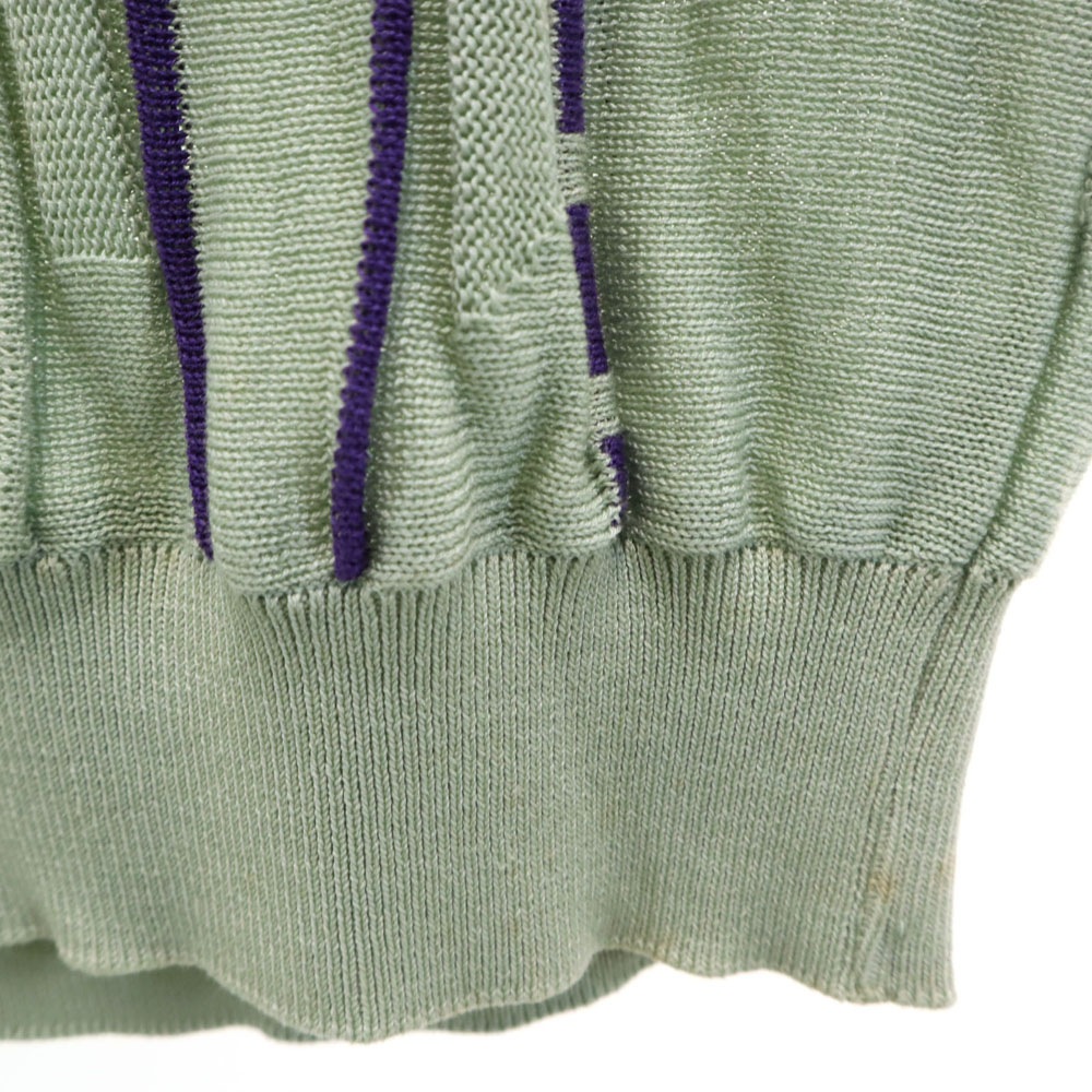 バレンシアガ スポーツ 90s オールド 長袖 ニット M くすみミント BALENCIAGA SPORT レディース 古着 バレンシアガ スポーツ 90s オールド 長袖 ニット M くすみミント BALENCIAGA SPORT レディース 古着