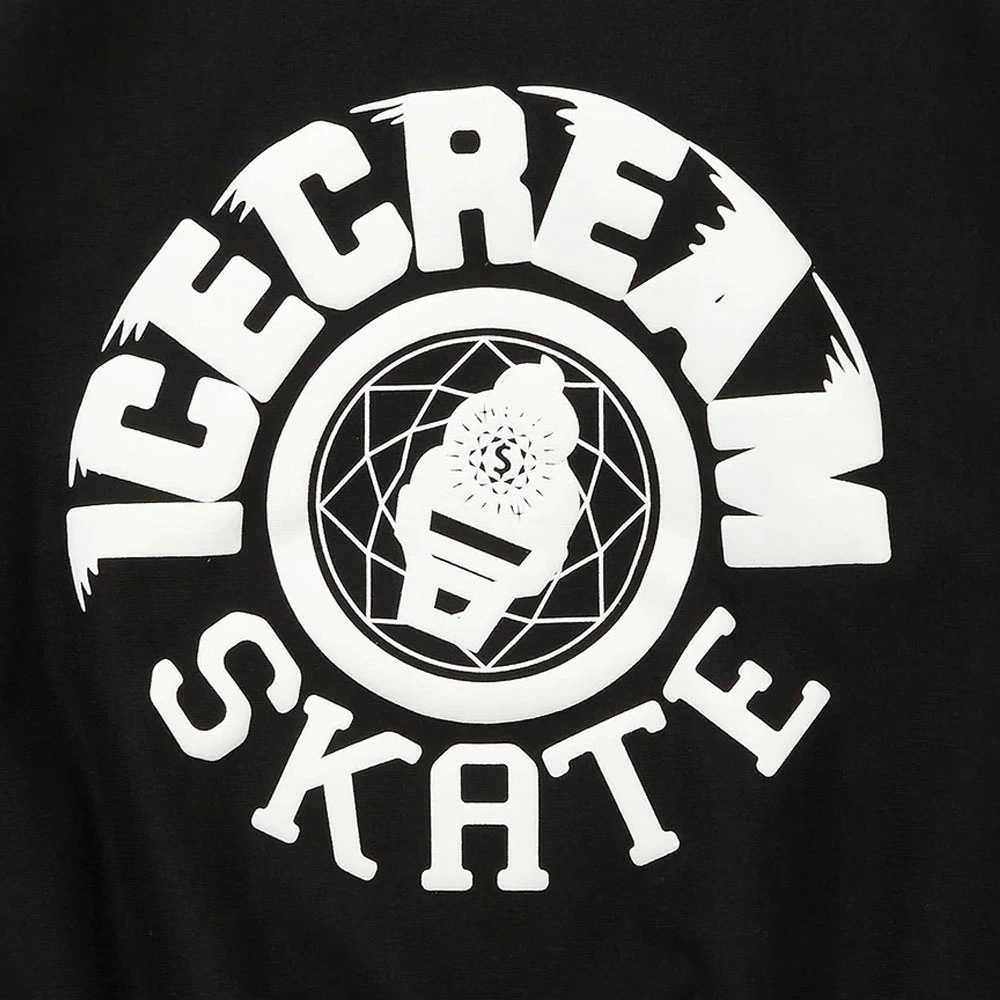 【ICECREAM/ アイスクリーム】クルースウェット/PUFF PRINT SWEATSHIRT ICECREAM SKATE ICEJP243K003 【ICECREAM/ アイスクリーム】クルースウェット/PUFF PRINT SWEATSHIRT ICECREAM SKATE ICEJP243K003