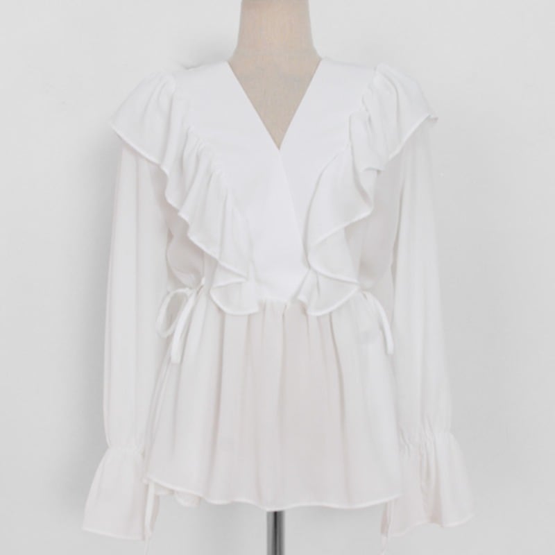ネックフリルブラウス トップス ブラウス 袖あり l Vネック 切り替えデザイン フリル リボン 切り替えデザイン かわいい 大人可愛い きれいめ シンプル カジュアル 大人 おしゃれ お洒落 ネックフリルブラウス トップス ブラウス 袖あり l Vネック 切り替えデザイン フリル リボン 切り替えデザイン かわいい 大人可愛い きれいめ シンプル カジュアル 大人 おしゃれ お洒落