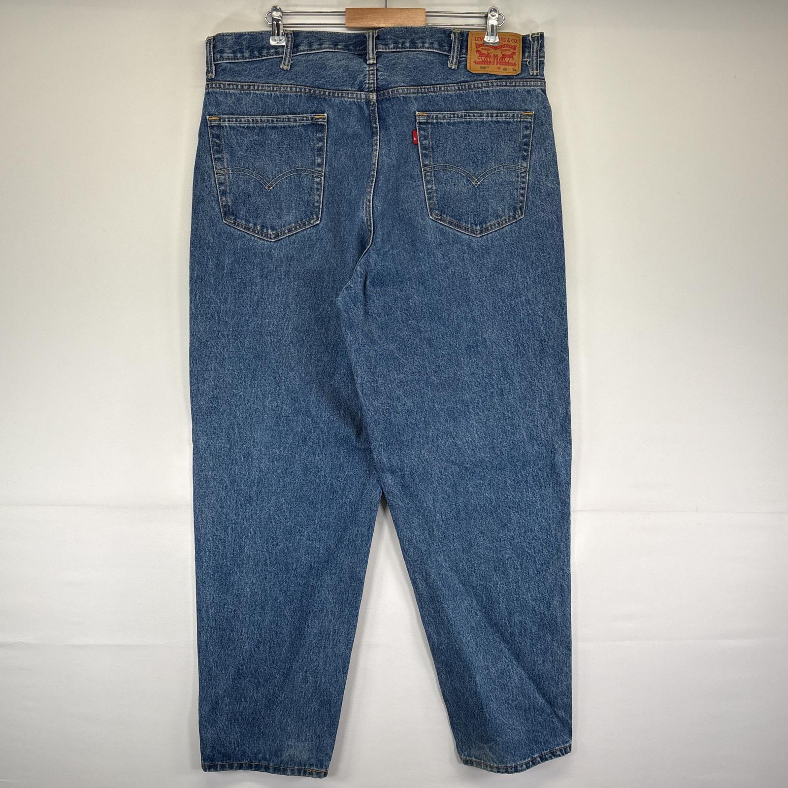 古着 デニムパンツ 560 テーパード バギー 大きいサイズ ジーンズ ジーパン 5ポケット 長ズボン w40 L34 ブルー メンズ 古着 デニムパンツ 560 テーパード バギー 大きいサイズ ジーンズ ジーパン 5ポケット 長ズボン w40 L34 ブルー メンズ