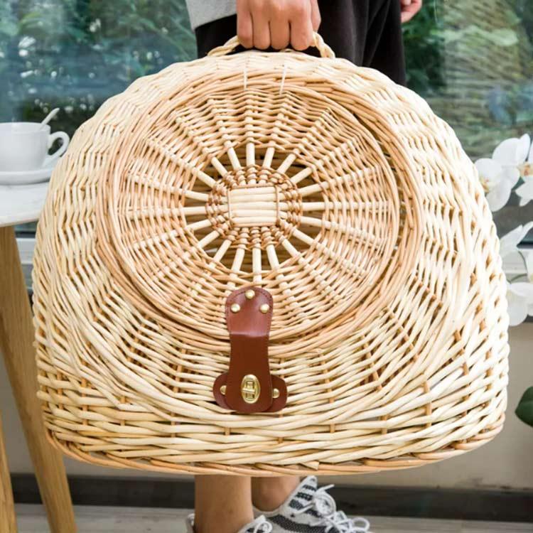 籐ペットハウス ペットハウス 籐 ぺットハウス 猫用品 キャリーバッグ カート 運べる 移動用 バスケット サークル ケージ ハウス ベッド キャリー