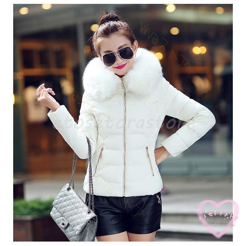 Hot!!!万能流行感 ダウンコート レディース フード付き ダウンジャケット アウター エレガント ファスナー ショット丈 秋 冬 ファー カジュアル 防寒 防風 冬服 通勤 Hot!!!万能流行感 ダウンコート レディース フード付き ダウンジャケット アウター エレガント ファスナー ショット丈 秋 冬 ファー カジュアル 防寒 防風 冬服 通勤