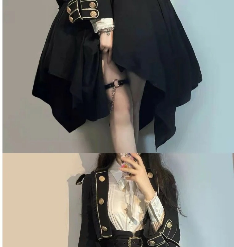 【急速出荷!】ロリータ コスプレ コスプレ セクシー カレッジスタイル ロリータ ロリータ クリスマス ディアボロ風 ミドル丈スカート ジャケット ワンピース セット 秋 【急速出荷!】ロリータ コスプレ コスプレ セクシー カレッジスタイル ロリータ ロリータ クリスマス ディアボロ風 ミドル丈スカート ジャケット ワンピース セット 秋