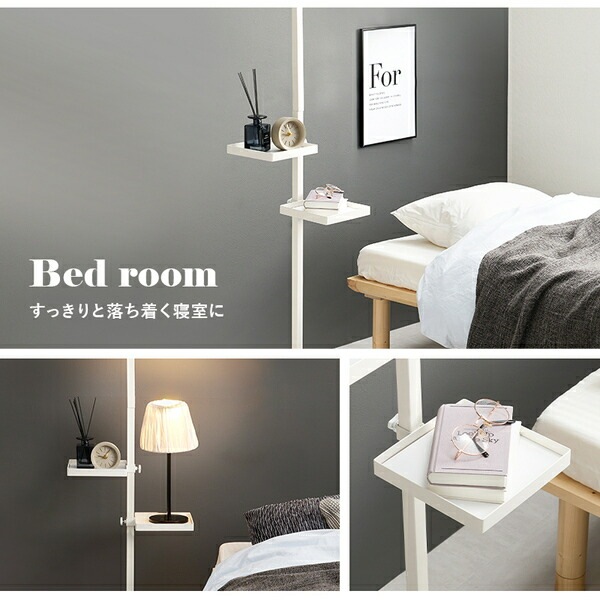 突っ張りラック 角型 6点セット(突っ張り棒/トレイx5個) ブラウンxブラック 組立品 突っ張りラック 角型 6点セット(突っ張り棒/トレイx5個) ブラウンxブラック 組立品