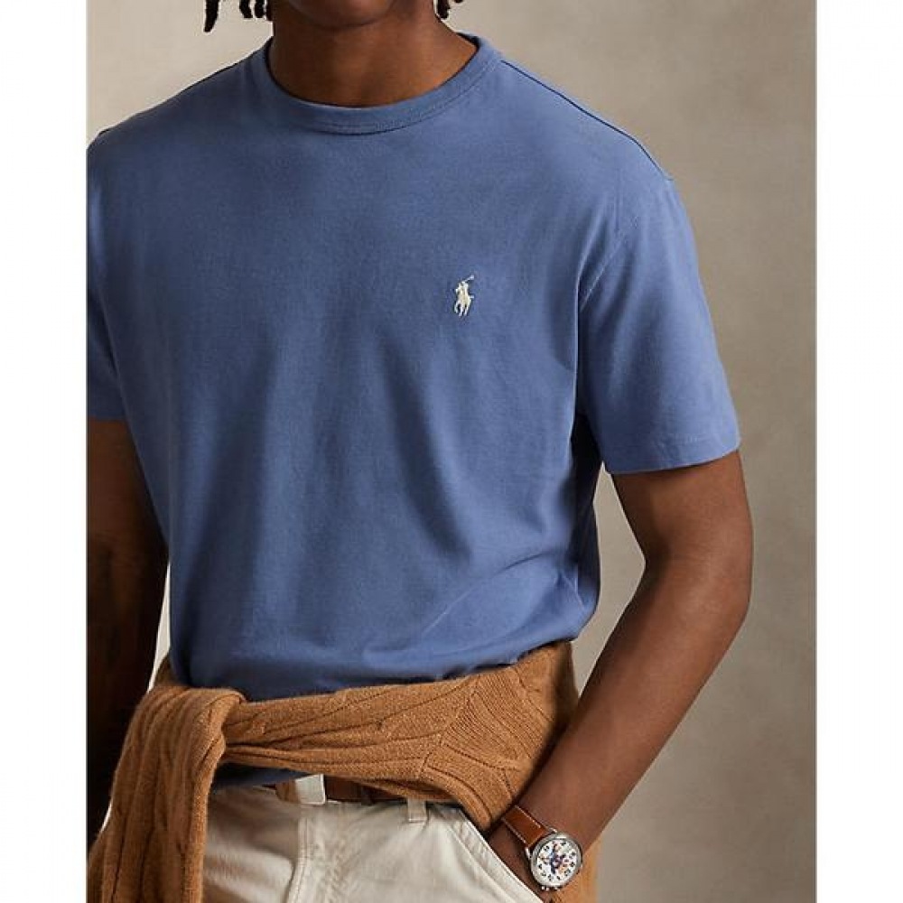 ポロラルフローレンメンズクラシックフィットジャージークルーネック T シャツ (MNPOTSH1N822897400) ポロラルフローレンメンズクラシックフィットジャージークルーネック T シャツ (MNPOTSH1N822897400)