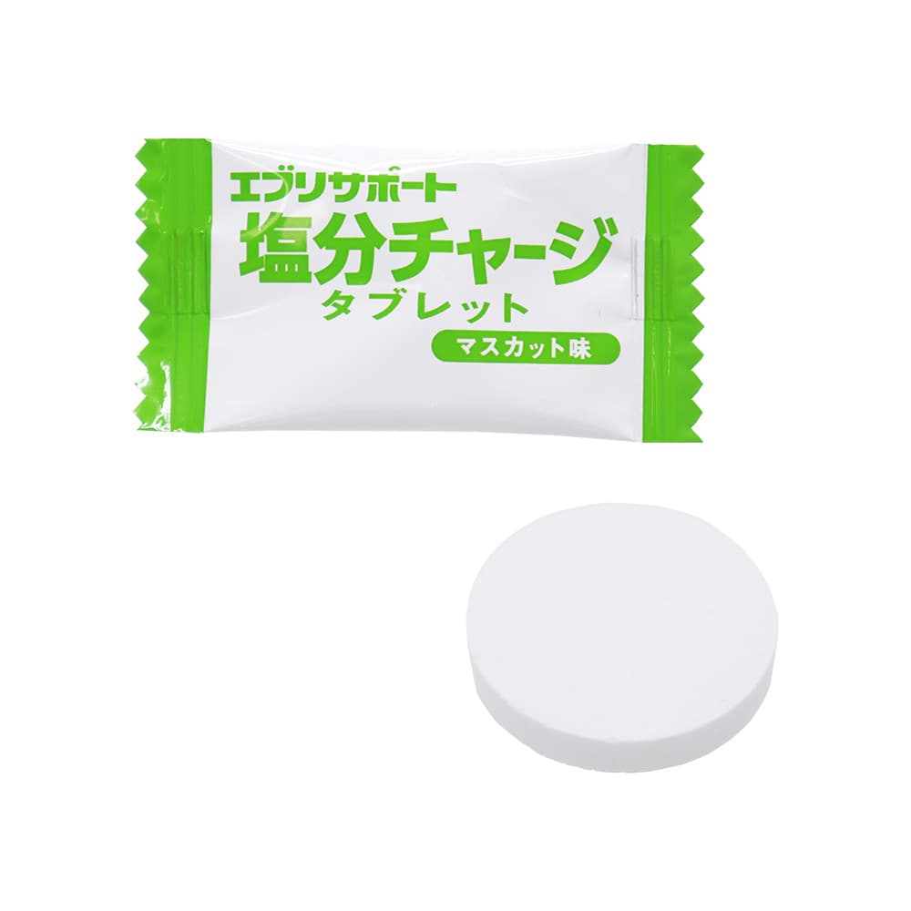 塩分補給 塩分チャージ タブレット マスカット味 3000粒（30粒入×100袋） 塩分タブレット