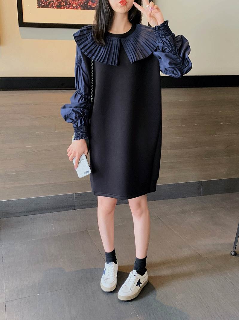 ひざ丈 ワンピース レディース ミニ 黒 無地 長袖 ビックカラー 切り替え 大人可愛い カジュアル 個性的 黒 紺 ワンピ ドレス ブラック コーデ 甘辛 ユニーク スポーティー ネイビー レトロ ひざ丈 ワンピース レディース ミニ 黒 無地 長袖 ビックカラー 切り替え 大人可愛い カジュアル 個性的 黒 紺 ワンピ ドレス ブラック コーデ 甘辛 ユニーク スポーティー ネイビー レトロ