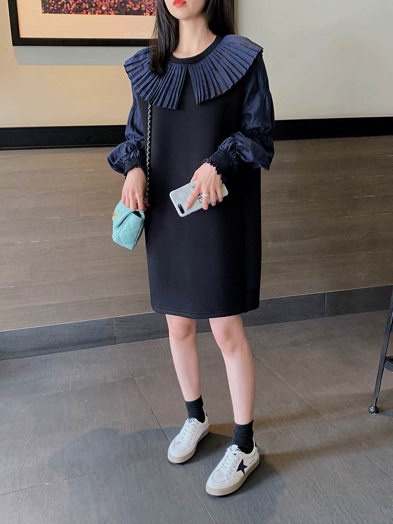 ひざ丈 ワンピース レディース ミニ 黒 無地 長袖 ビックカラー 切り替え 大人可愛い カジュアル 個性的 黒 紺 ワンピ ドレス ブラック コーデ 甘辛 ユニーク スポーティー ネイビー レトロ ひざ丈 ワンピース レディース ミニ 黒 無地 長袖 ビックカラー 切り替え 大人可愛い カジュアル 個性的 黒 紺 ワンピ ドレス ブラック コーデ 甘辛 ユニーク スポーティー ネイビー レトロ