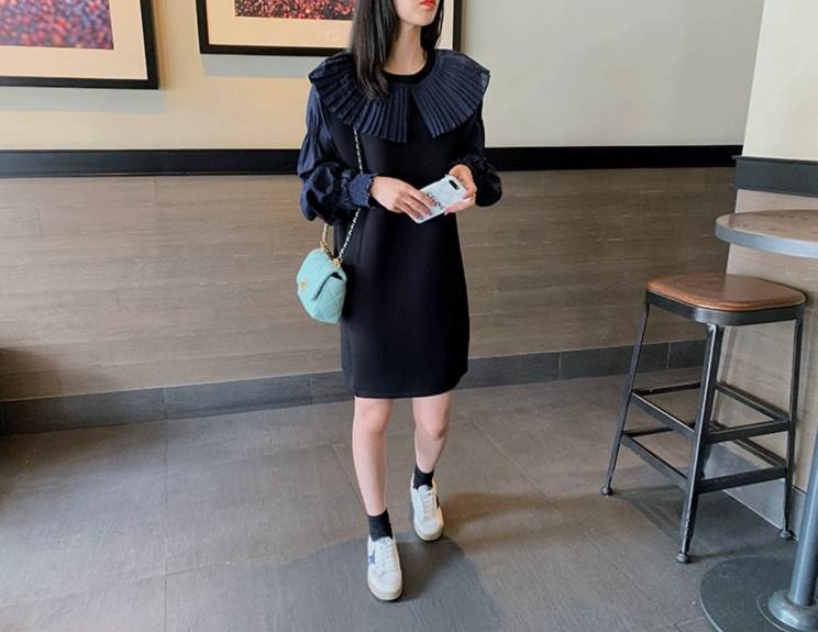 ひざ丈 ワンピース レディース ミニ 黒 無地 長袖 ビックカラー 切り替え 大人可愛い カジュアル 個性的 黒 紺 ワンピ ドレス ブラック コーデ 甘辛 ユニーク スポーティー ネイビー レトロ ひざ丈 ワンピース レディース ミニ 黒 無地 長袖 ビックカラー 切り替え 大人可愛い カジュアル 個性的 黒 紺 ワンピ ドレス ブラック コーデ 甘辛 ユニーク スポーティー ネイビー レトロ