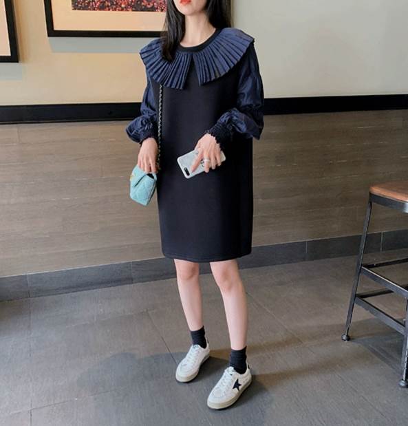 ひざ丈 ワンピース レディース ミニ 黒 無地 長袖 ビックカラー 切り替え 大人可愛い カジュアル 個性的 黒 紺 ワンピ ドレス ブラック コーデ 甘辛 ユニーク スポーティー ネイビー レトロ ひざ丈 ワンピース レディース ミニ 黒 無地 長袖 ビックカラー 切り替え 大人可愛い カジュアル 個性的 黒 紺 ワンピ ドレス ブラック コーデ 甘辛 ユニーク スポーティー ネイビー レトロ
