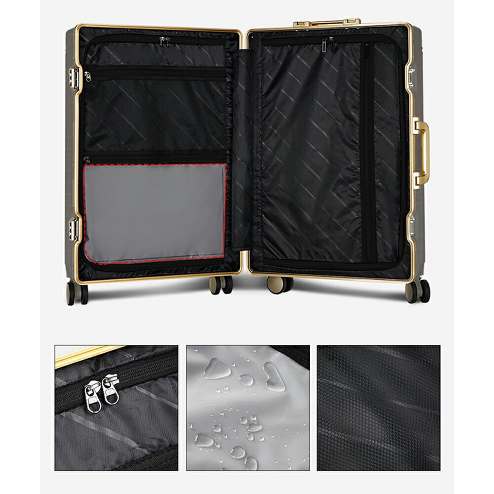 スーツケース キャリーケース 機内持ち込み 35L キャリーバッグ TSAロック搭載 アルミフレーム 超軽量 小型 耐衝撃 静音 ダブルキャスター 360度回転 旅行 ビジネス 出張 ブルー Sサイズ