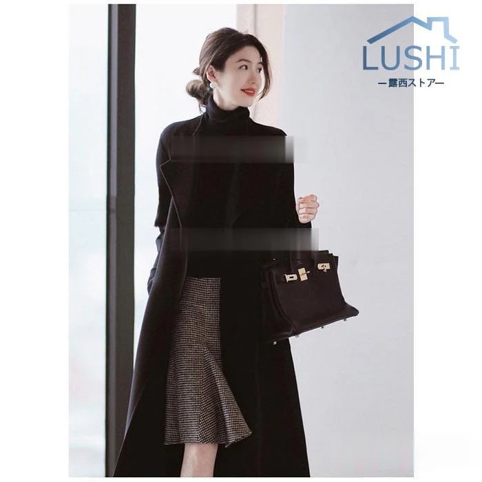 ニット セットアップ レディース 40代 秋冬 長袖 ニットトップス チェック柄マーメイドスカート オシャレセットアップ 韓国風 大人通勤 着痩せ 30代 50代