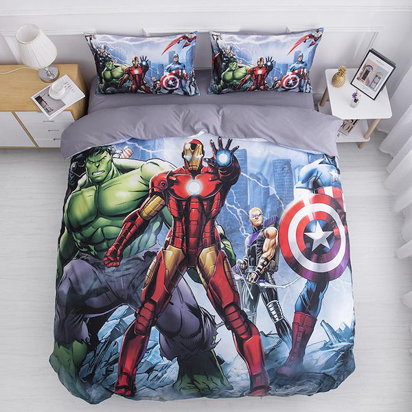 Avengers bed set discount