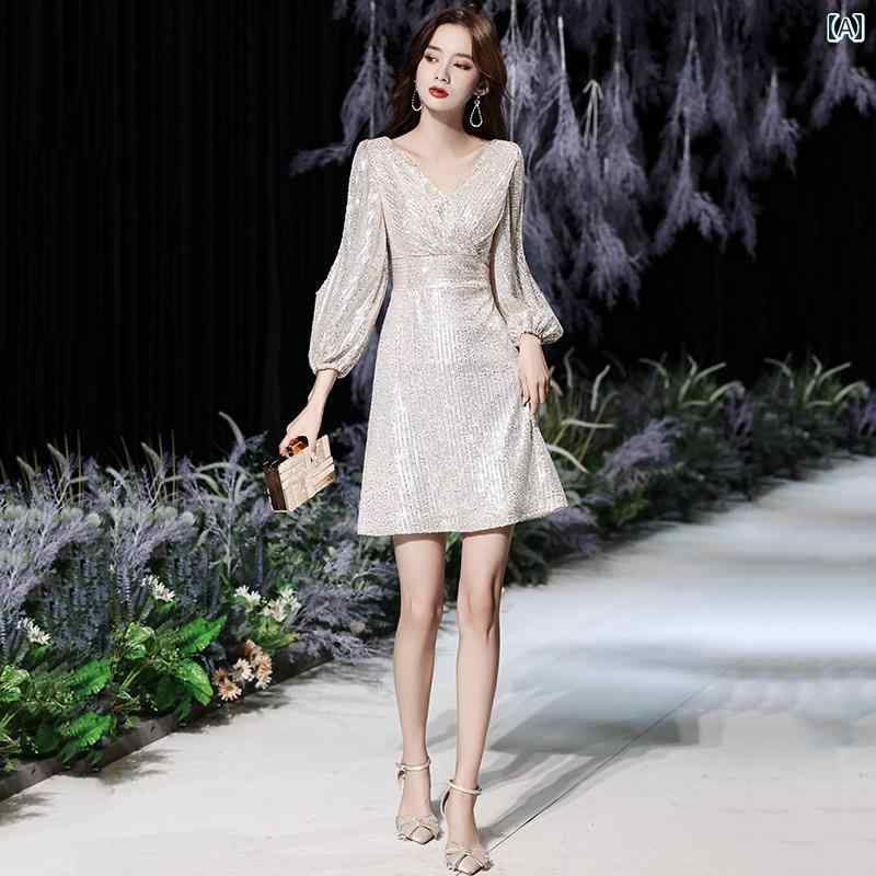 ドレス パーティー レディース レディース ハイエンドの 小さい イブニングドレス パーティー 高貴な 社交 界の ショート ドレス 年次 ドレス パーティー レディース レディース ハイエンドの 小さい イブニングドレス パーティー 高貴な 社交 界の ショート ドレス 年次