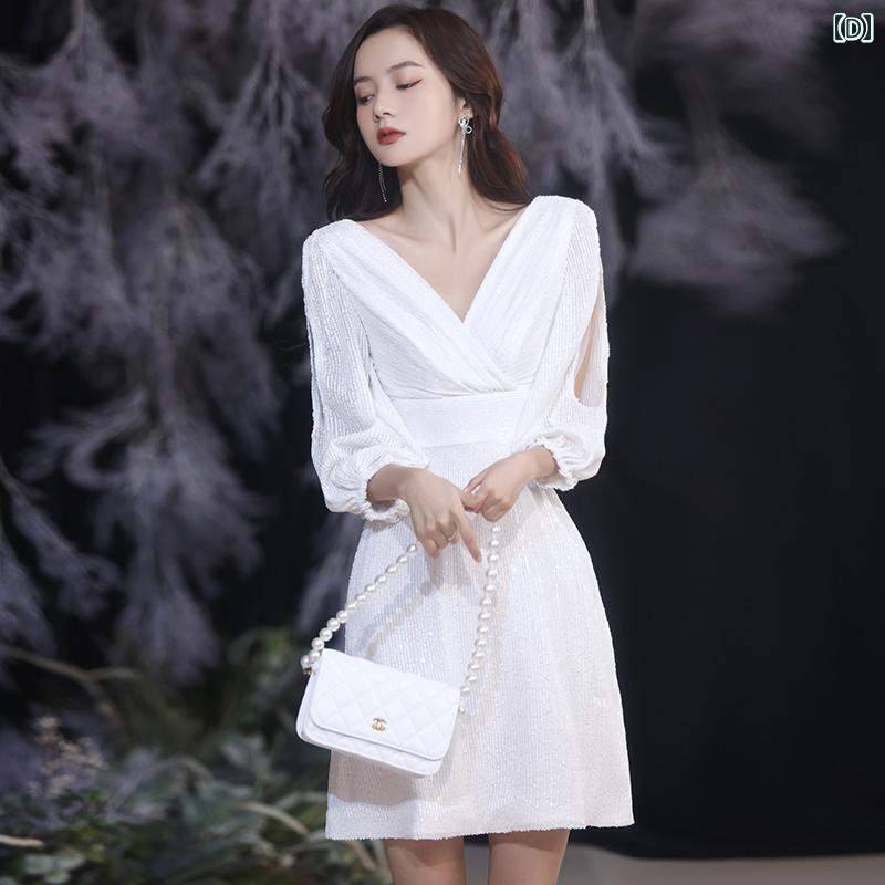 ドレス パーティー レディース レディース ハイエンドの 小さい イブニングドレス パーティー 高貴な 社交 界の ショート ドレス 年次 ドレス パーティー レディース レディース ハイエンドの 小さい イブニングドレス パーティー 高貴な 社交 界の ショート ドレス 年次