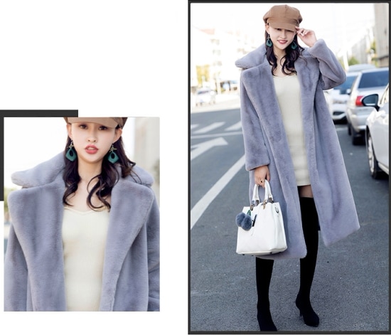 【取寄：納期2週間】フェイクファーコート レディース ロングコート 羽織 アウター コート 長袖 ふわふわ 暖か 防寒 冬 シンプル 無地 きれいめ エレガント カジュアル 大きいサイズ お出掛け