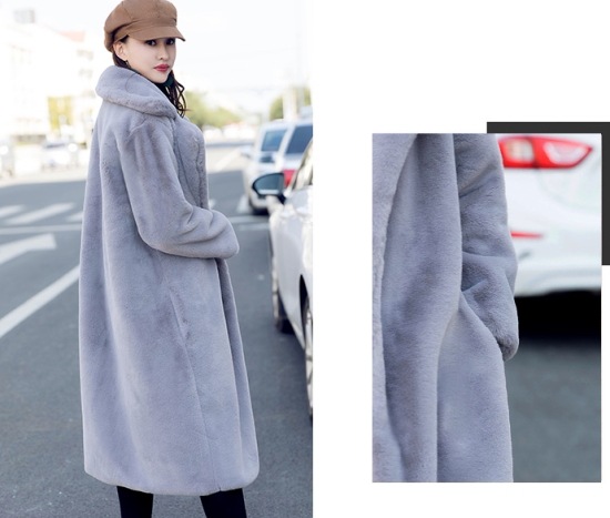 【取寄：納期2週間】フェイクファーコート レディース ロングコート 羽織 アウター コート 長袖 ふわふわ 暖か 防寒 冬 シンプル 無地 きれいめ エレガント カジュアル 大きいサイズ お出掛け