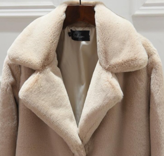 【取寄：納期2週間】フェイクファーコート レディース ロングコート 羽織 アウター コート 長袖 ふわふわ 暖か 防寒 冬 シンプル 無地 きれいめ エレガント カジュアル 大きいサイズ お出掛け