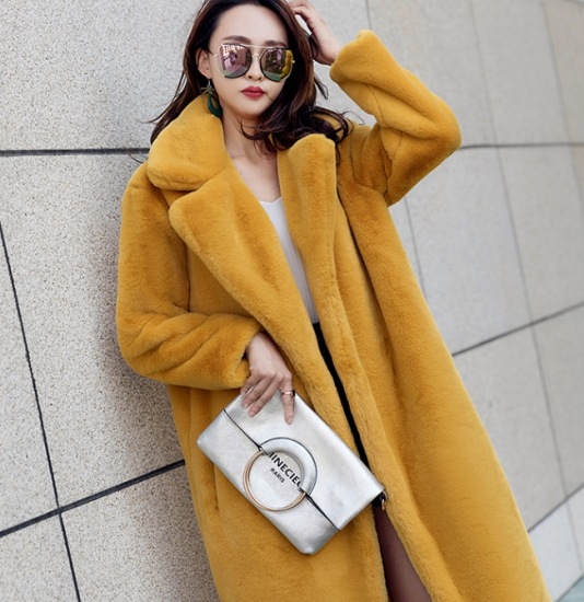 【取寄：納期2週間】フェイクファーコート レディース ロングコート 羽織 アウター コート 長袖 ふわふわ 暖か 防寒 冬 シンプル 無地 きれいめ エレガント カジュアル 大きいサイズ お出掛け