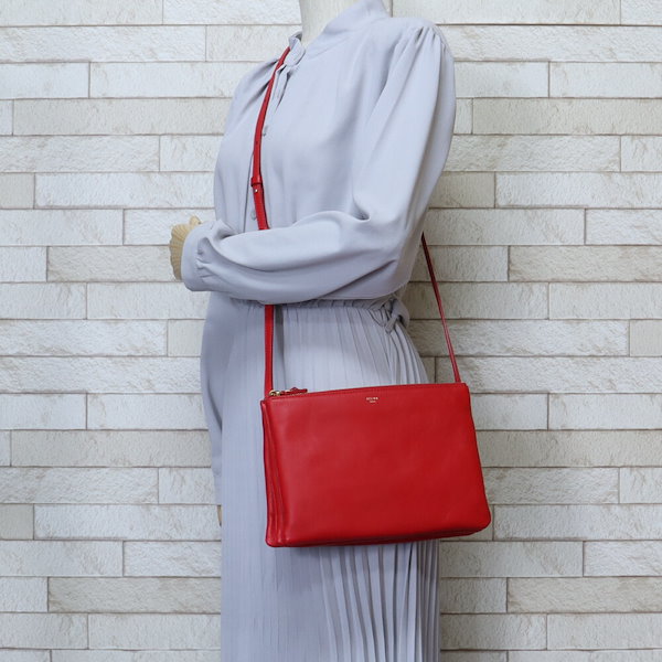 Qoo10] CELINE セリーヌ トリオラージ ショルダーバッグ