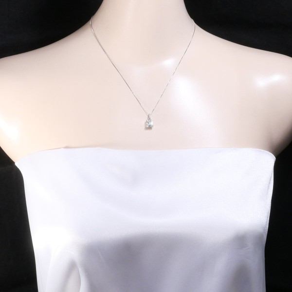 PT900 プラチナ PT850 ネックレス ダイヤ 0.35 0.14 ジュエリー 【公式