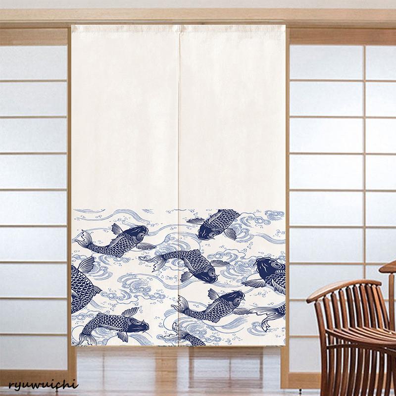 和風暖簾 自然の風景 モダン 植物 和風 70*120cm 北欧 厚手 のれん インテリア インテリア雑貨 居酒屋 のれん 遮熱断熱 80*120cm 暖簾 170cm丈 半間幅