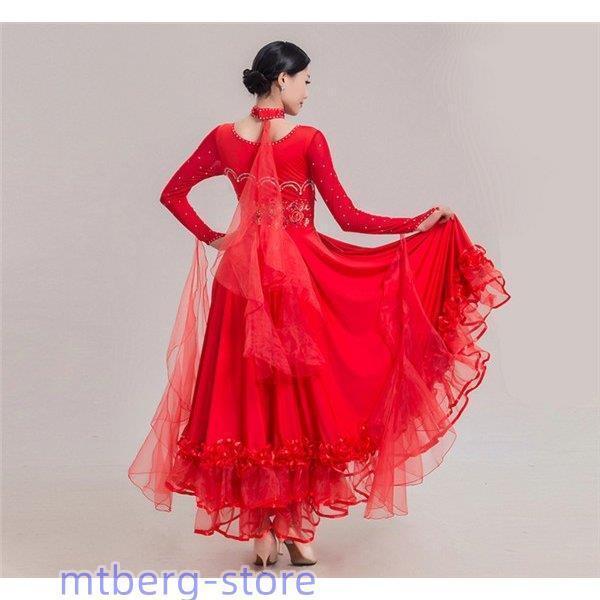 6 社交ダンス 衣装 モダンドレス ラドレス ラ 社交ダンスドレス 大きい裾 ダンス S~3L 競技着 練習服 6 社交ダンス 衣装 モダンドレス ラドレス ラ 社交ダンスドレス 大きい裾 ダンス S~3L 競技着 練習服