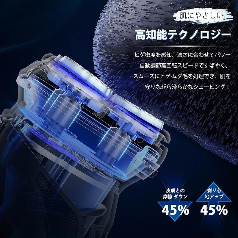 シェーバー メンズ 電気シェーバー ひげそり 電動 IPX7防水極薄メッシュ刃3ヘッド回転式 深剃り 髭剃り 低騒音 丸洗い可 乾湿両用 USB充電式 日本語取扱説明書付き 男性への誕生日プレゼント シェーバー メンズ 電気シェーバー ひげそり 電動 IPX7防水極薄メッシュ刃3ヘッド回転式 深剃り 髭剃り 低騒音 丸洗い可 乾湿両用 USB充電式 日本語取扱説明書付き 男性への誕生日プレゼント