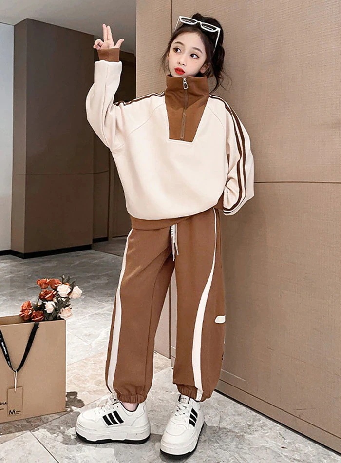 HOT!!!子供服 女の子 ジャージ 長袖 パーカー ロングパンツ セットアップ ゆったり カジュアル スポーツウェア ガールズ キッズ 女児 トップス ズボン ダンス スポーツ 春秋冬 韓国風 部屋