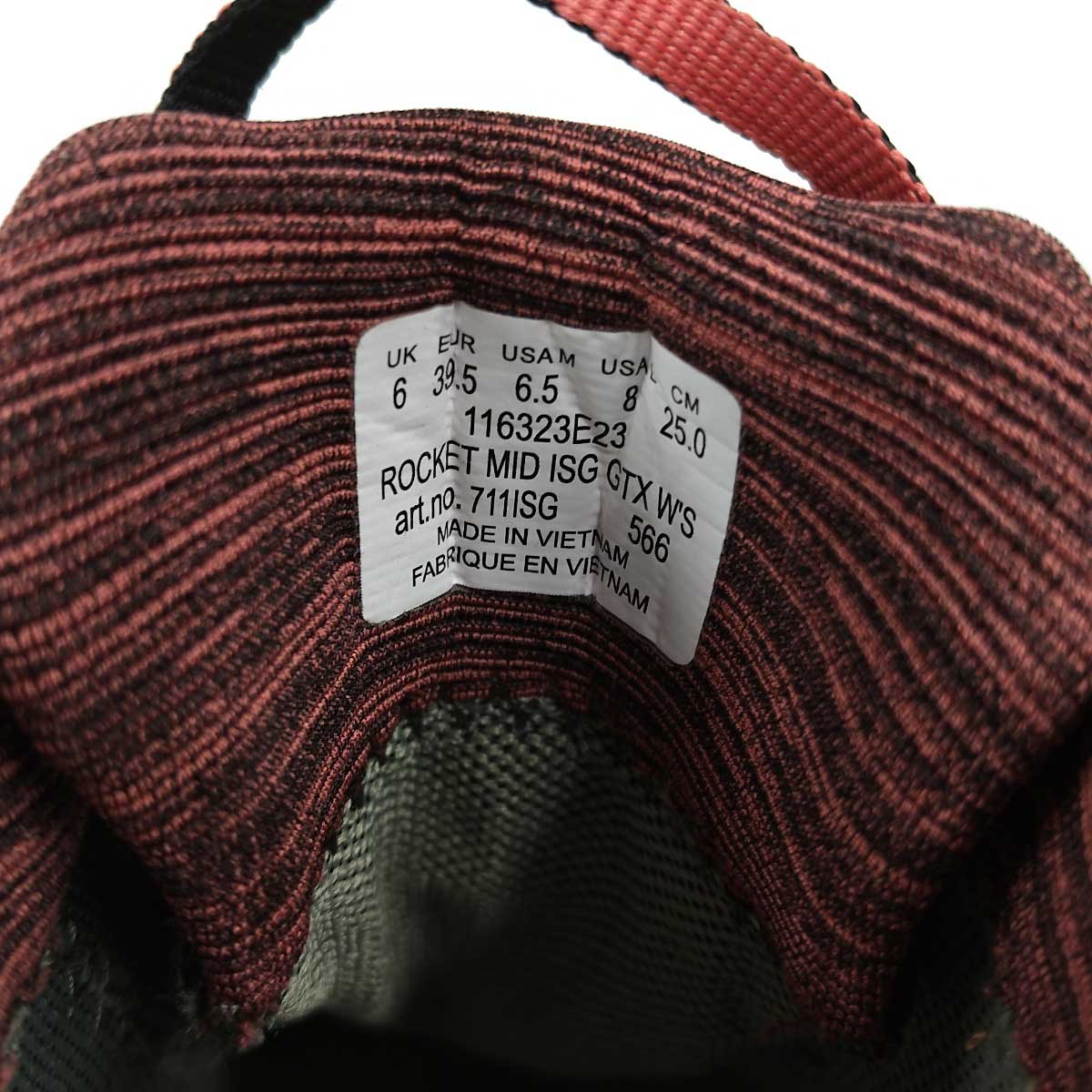 【中古】アク ロケット ミッド DFS GTX Ws ROCKET MID DFS 25cm 711ISG レディース AKU トレッキングシューズ 登山靴