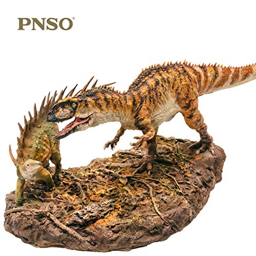 PNSO 1/35 サイズ ヤンチュアノサウルス 対 チュンキンゴサウルス 永川龙 重慶トカゲ 大きい 恐竜 リアル フィギュア PVC プラモデル おもちゃ 科学 模型 プレゼント プレミアム 28