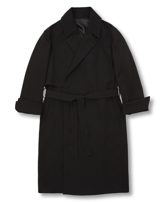 [SPERONE] Minimal Open Line Trench Coat Man