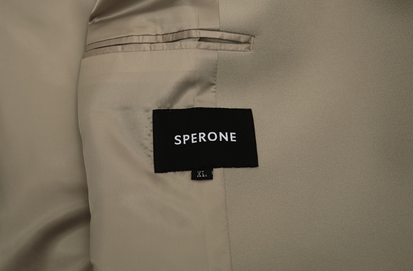 [SPERONE] Minimal Open Line Trench Coat Man