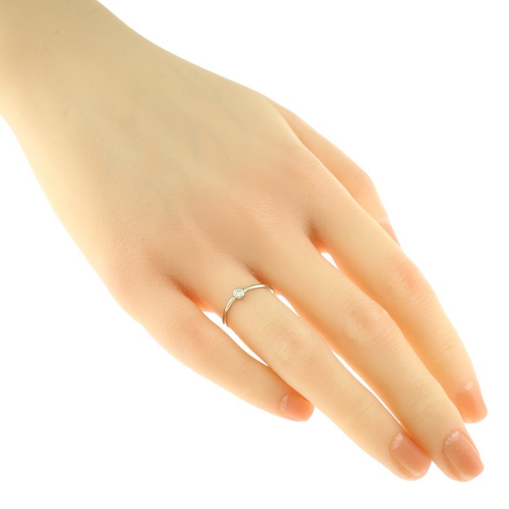 ティファニー ウェーブ シングルロウ ダイヤモンド リング 指輪 7.5号 Pt950プラチナ ダイヤモンド TIFFANY&Co. 中古 美品 ティファニー ウェーブ シングルロウ ダイヤモンド リング 指輪 7.5号 Pt950プラチナ ダイヤモンド TIFFANY&Co. 中古 美品